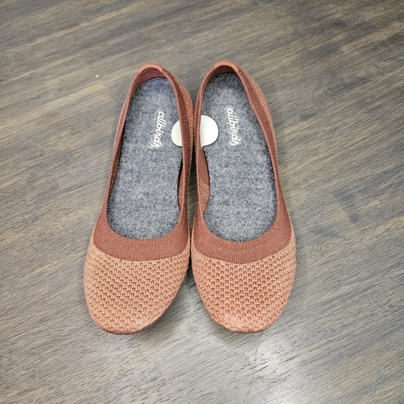 Allbirds Tree Breezers Slip On Ballet Flats Size 5.5 Lightweight Sunkissed Red - Picture 2 of 6